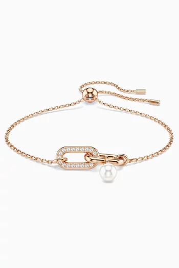 سوار كونستيلا معدن مطلي بالذهب الوردي