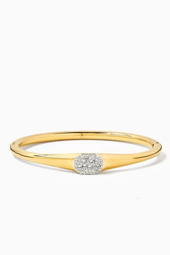 سوار ديكستر معدن مطلي بالذهب