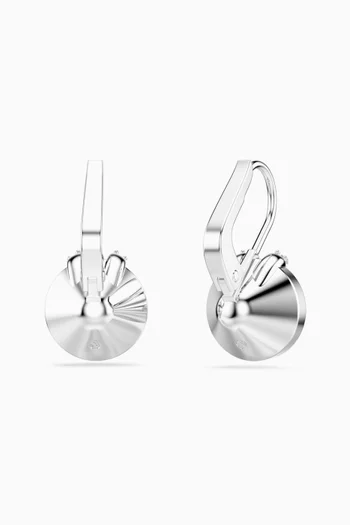 Bella Drop Earrings in Rhodium-plated Metal