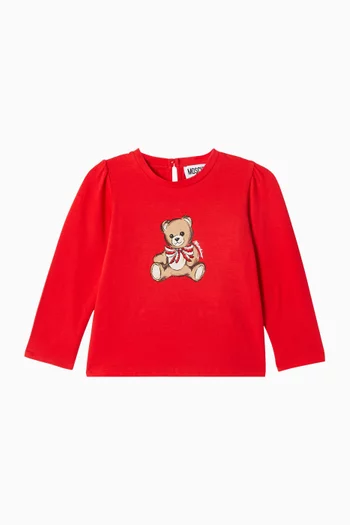 Baby Bear Logo T-shirt in Cotton