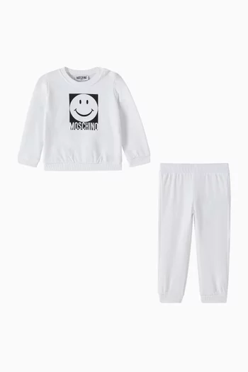 Tracksuit Set in Fleece Cotton