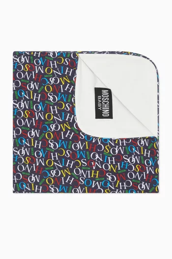 Logo Baby Blanket in Cotton