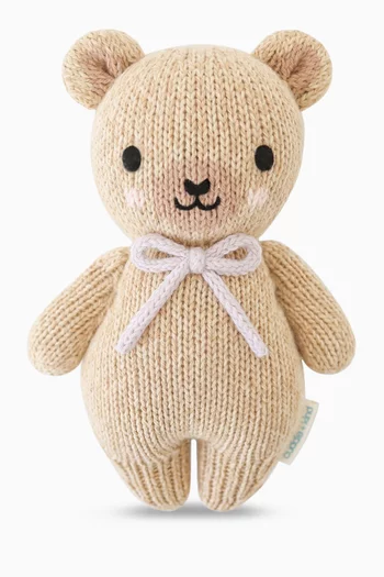Baby Honey Bear Soft Toy in Cotton