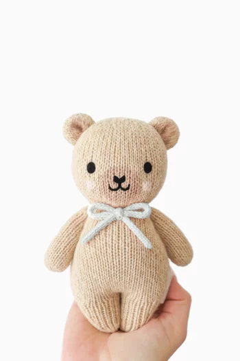 Baby Honey Bear Soft Toy in Cotton