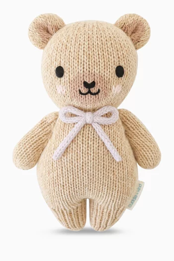 Baby Honey Bear Soft Toy in Cotton
