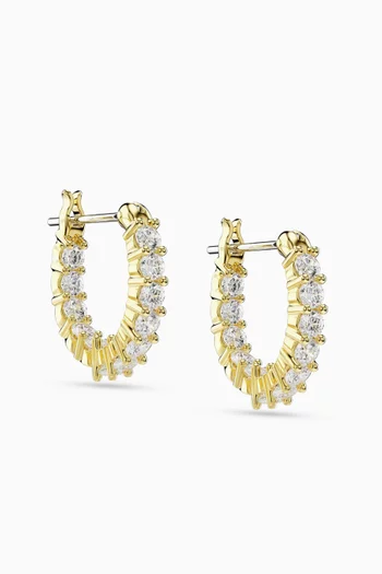 Matrix Vittore Hoop Earrings in Gold-plated Metal