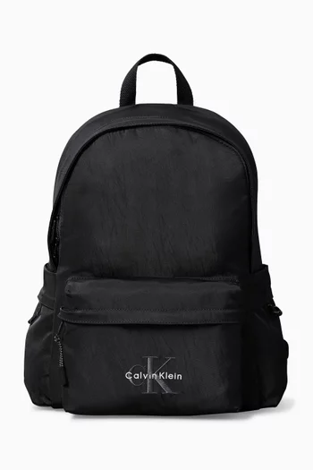 Logo Backpack in Recycled Nylon