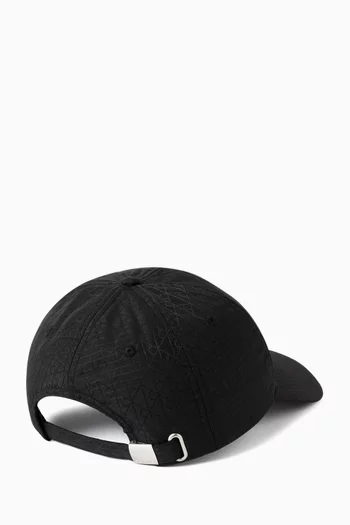 Monogram Logo Baseball Cap in Ripstop