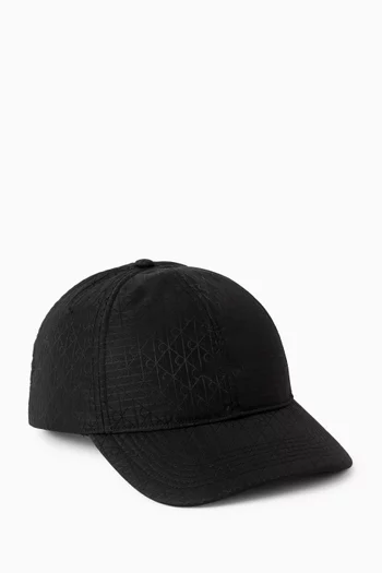 Monogram Logo Baseball Cap in Ripstop