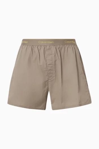 Low-rise Boxers in Cotton-poplin