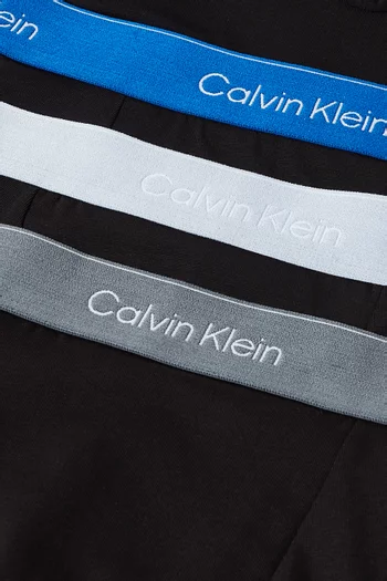 Icon Relaxed-fit Trunks in Stretch-cotton, Set of 3