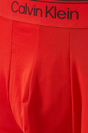 Low-rise Trunks in Stretch-microfibre , Set of 3