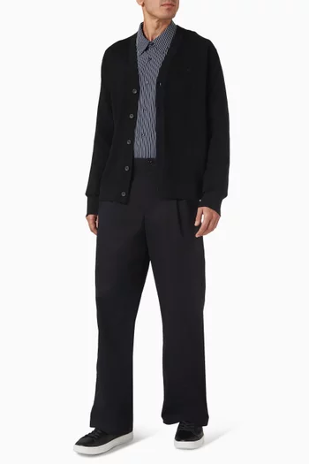 بنطال بطيّات تويل