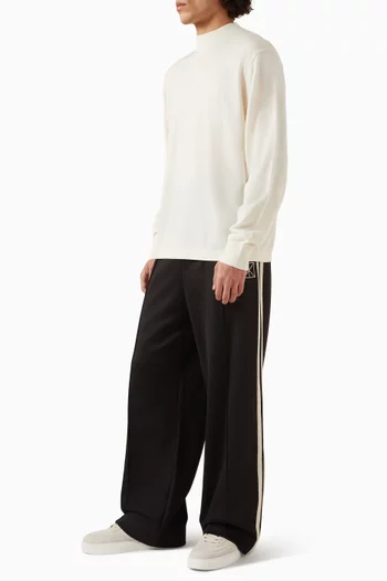 Striped Sweatpants in Knit