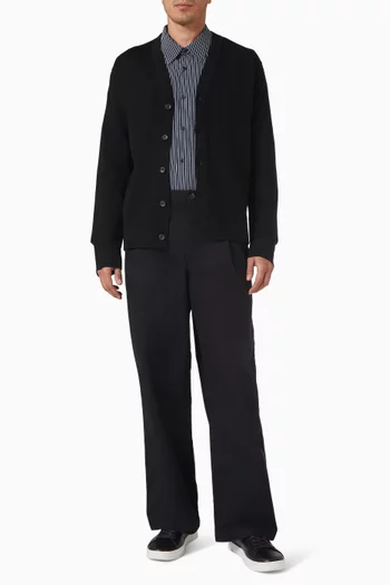 Stripe Shirt in Stripe Viscose-blend