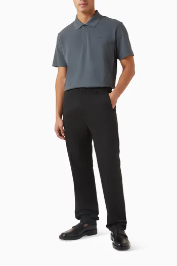 تي شيرت بولو مزيج قطن بيكيه