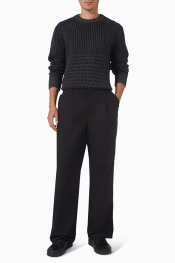 Pattern Sweater in Wool-blend