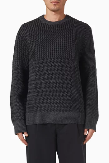 Pattern Sweater in Wool-blend
