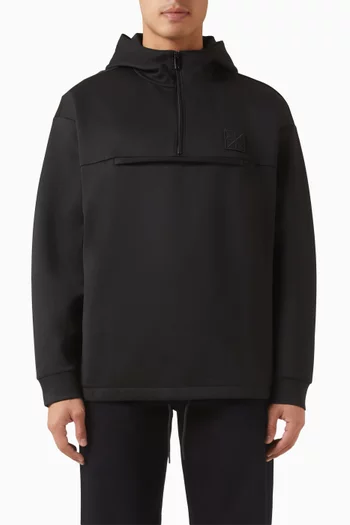 Quarter-zip Anorak Hoodie