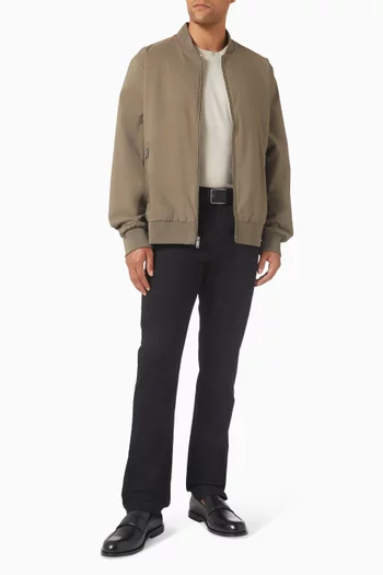 Logo-embroidered T-shirt in Cotton