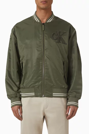 Tipped Hero Bomber Jacket