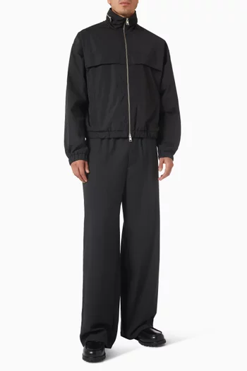 جاكيت كوب بفتحات مزيج صوف