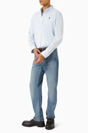 Button-down Ami De Coeur Shirt in Cotton Oxford