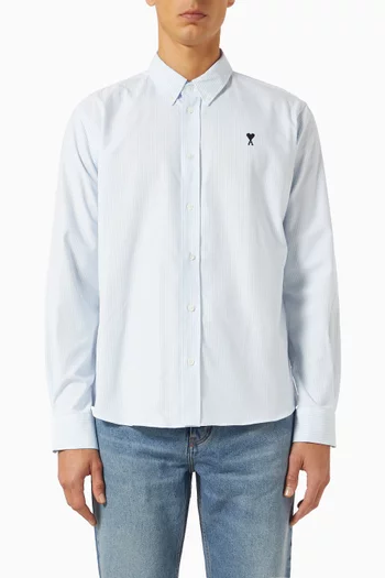 Button-down Ami De Coeur Shirt in Cotton Oxford
