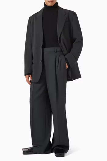 Wide-leg Pants in Wool