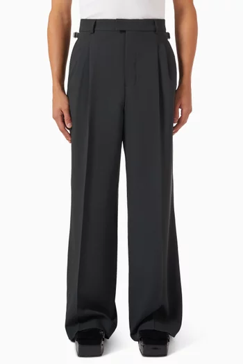 Wide-leg Pants in Wool