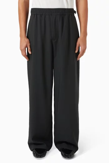 Elasticated Pants in Wool