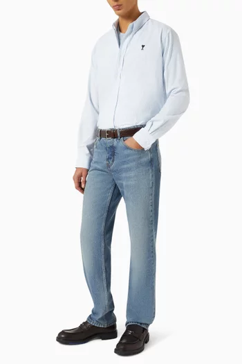 Straight-leg Jeans in Denim