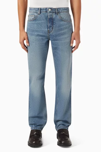 Straight-leg Jeans in Denim