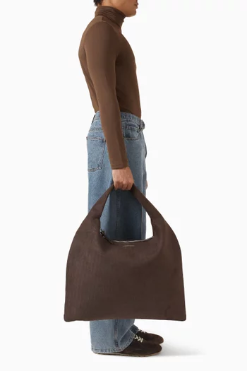 Passenger Bag in Braided Suede