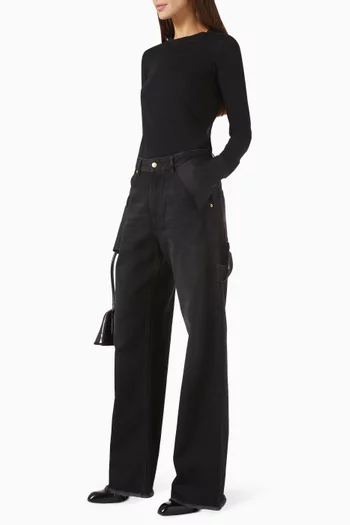 Lisa Loose-fit Carpenter Jeans in Denim
