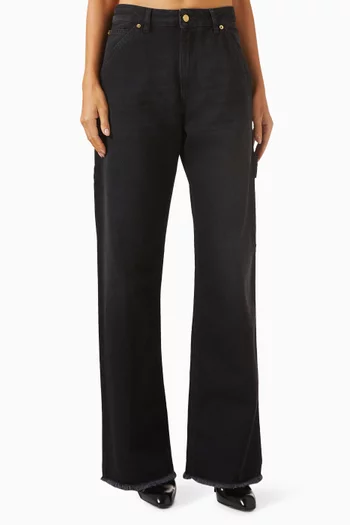 Lisa Loose-fit Carpenter Jeans in Denim