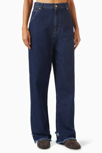 Lisa Chain Carpenter Jeans in Denim