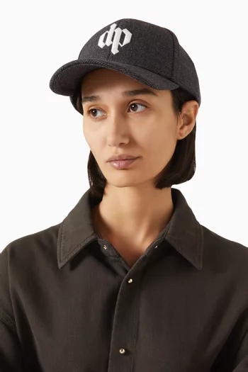 Logo Embroidered Baseball Cap in Cotton