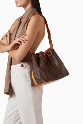 Petit Noe Bucket Bag in Monogram Canvas