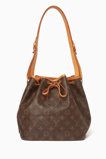 Petit Noe Bucket Bag in Monogram Canvas