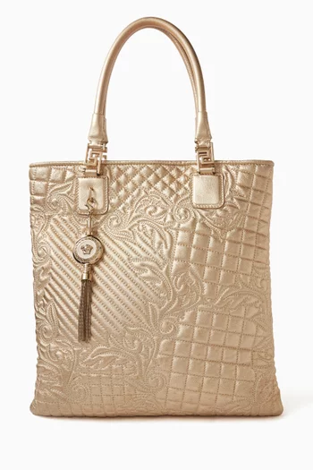 Vanitas Tote Bag in Quilted Leather