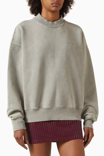 Logo Sweatshirt in Cotton