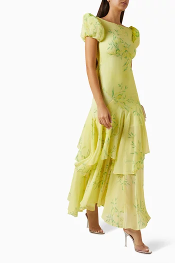 Floral-print Maxi Dress