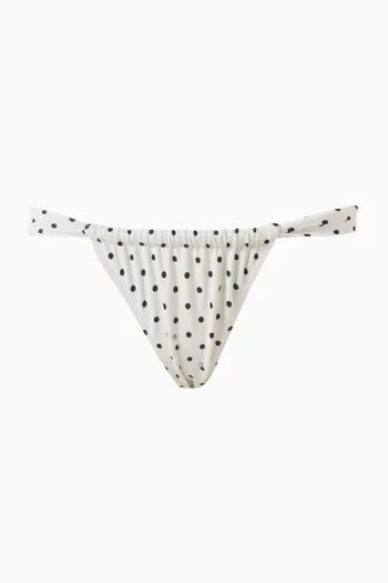 Ruched Bikini Briefs