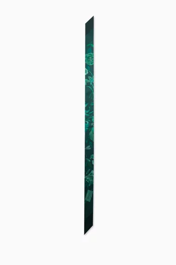 Flora printed Scarf in Silk