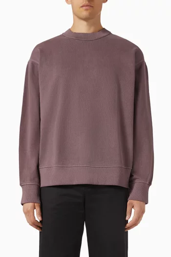 Relaxed Sweatshirt in Washed Cotton