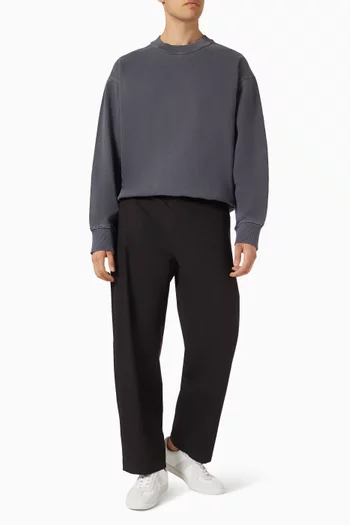 Relaxed Sweatshirt in Washed Cotton