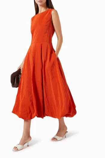 Bubble-hem Dress