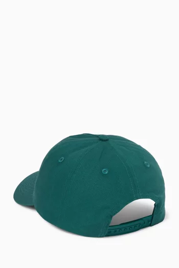 Crest Baseball Cap in Canvas