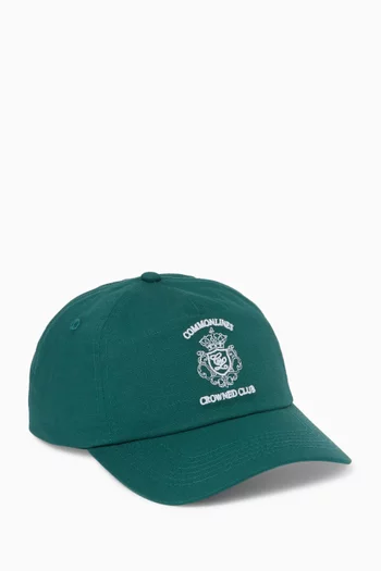 Crest Baseball Cap in Canvas